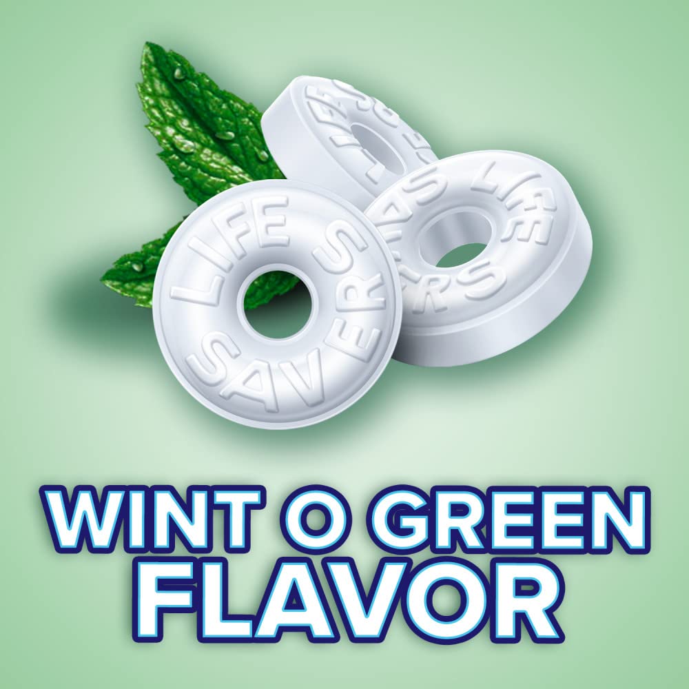 LIFE SAVERS Wint-O-Green Flavor Breath Mints Hard Candy